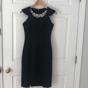 Black cocktail dress
